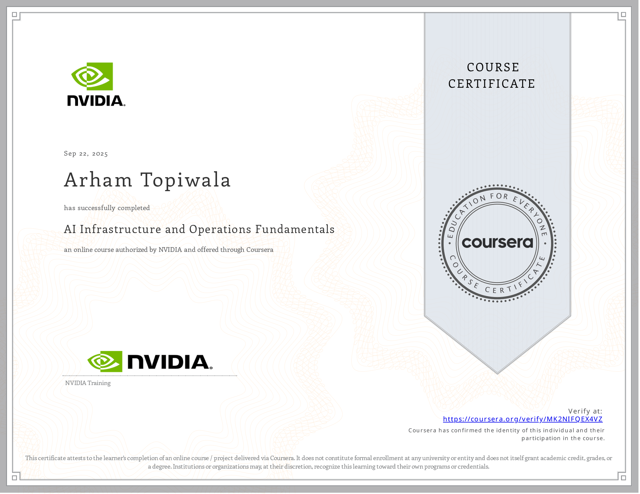 AI Infrastructure and Operations Fundamentals